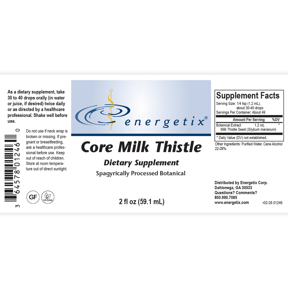 Core Milk Thistle