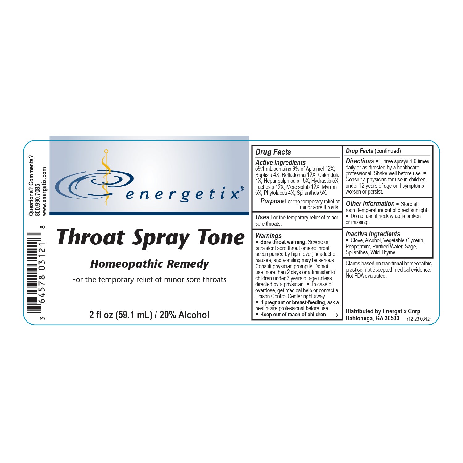 Throat Spray Tone
