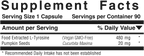 Vegetarian Tyrosine