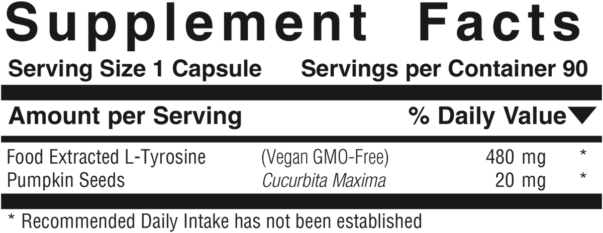 Vegetarian Tyrosine