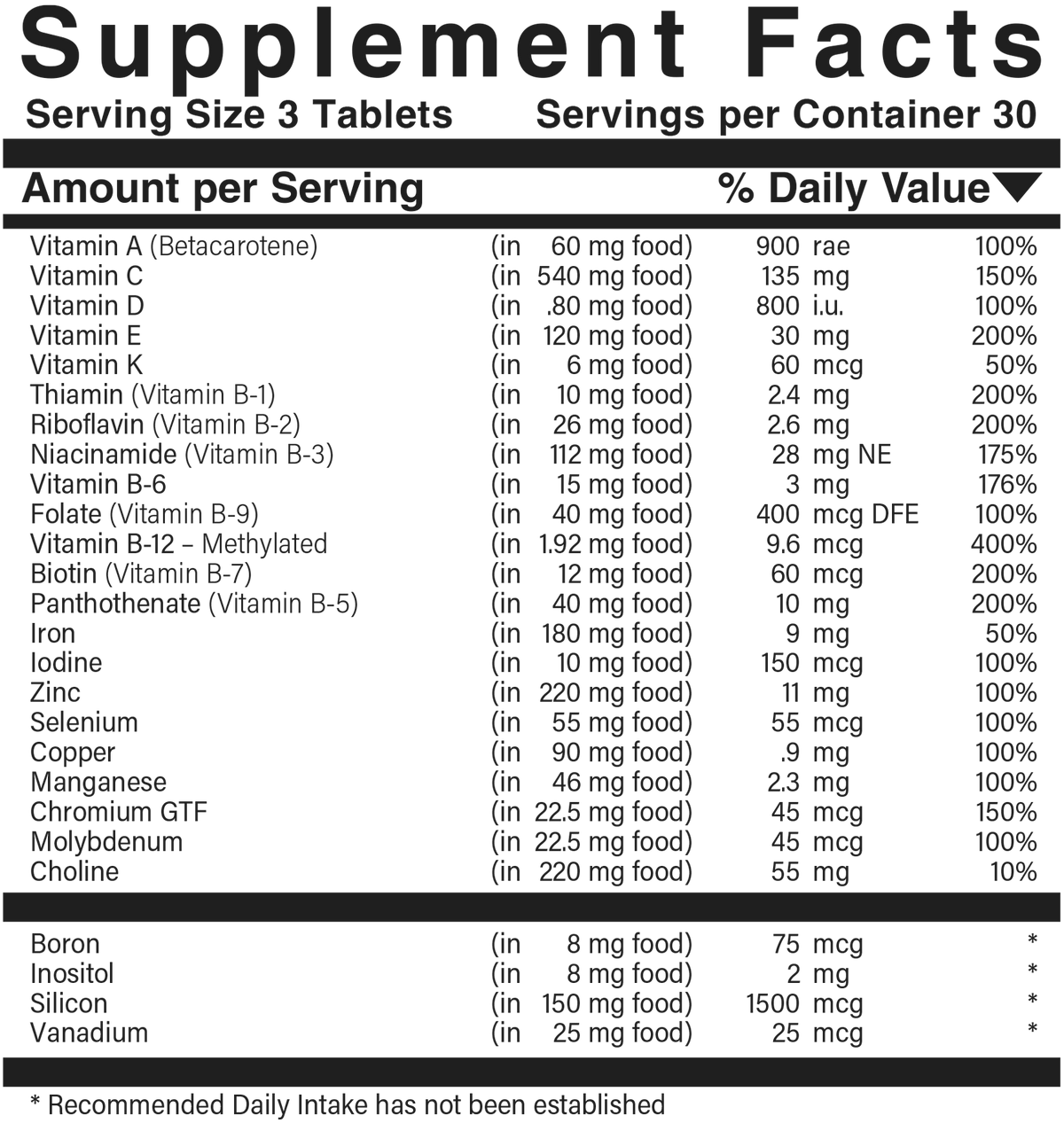 Vitamin-Mineral