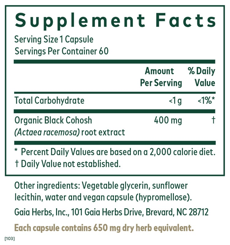 Black Cohosh PRO
